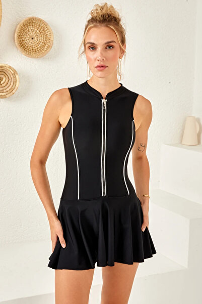 LAPIENO 254160 ملابس سباحة نسائية مع تنورة