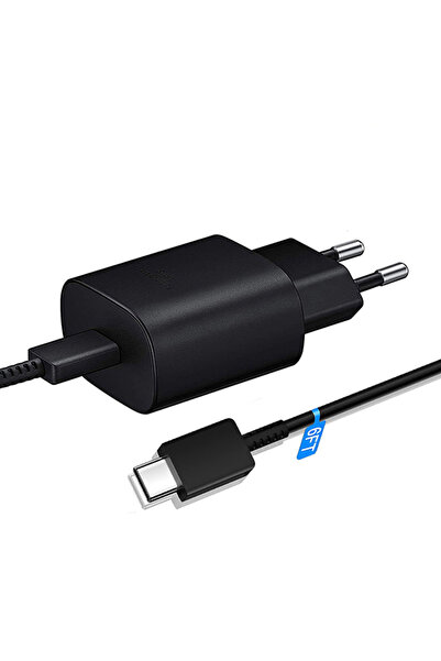 Choice1 شاحن أوروبي وشاحن حائط سريع USB-C بطول 2 متر وقوة 25 واط مع كابل شحن ...