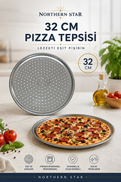 Northern Star Luxury Stainless Steel Pizza Lahmacun Tray