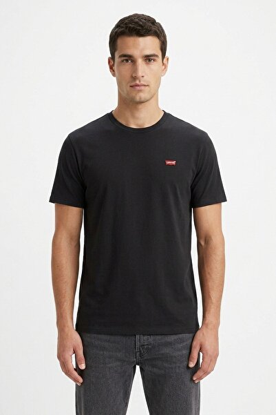 Levi's Ss Original Mineral Μαύρο ανδρικό μπλουζάκι 56605-0076
