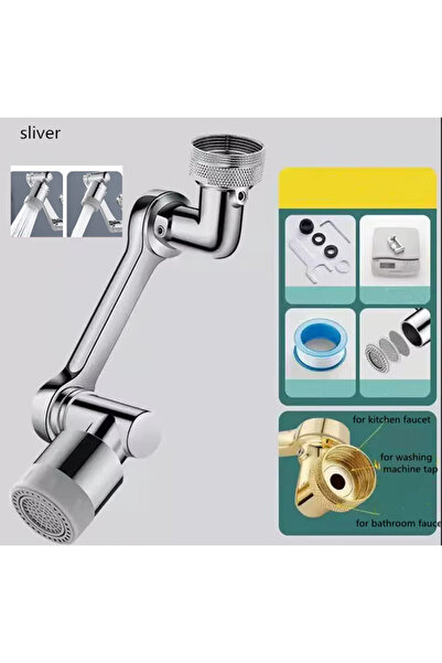 Choice3 WXZ-sliver Heavy Metal Universal 1080° Rotation Faucet Sprayer Head F...