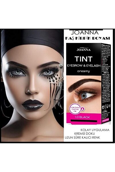 JOANNA KAŞ KİRPİK KREM BOYA SİYAH RENK 1.0 - 2 KUTU
