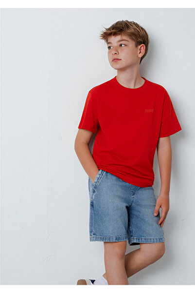 Mavi Red Basic T-Shirt Loose Fit / Comfortable Loose Cut 6610493-80638