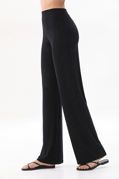 penyebizden Extra Soft Long Viscose Trousers Home&Outdoor-Black