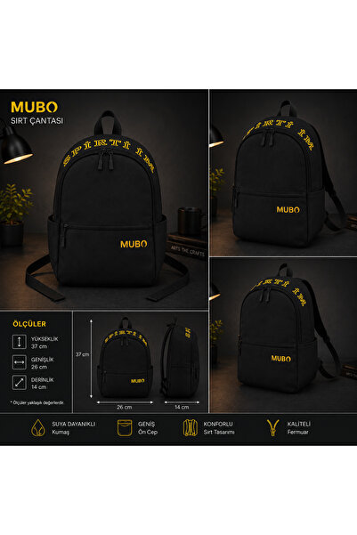 MUBO Shpirti Im Waterproof Unisex School Sports Daily Use Backpack