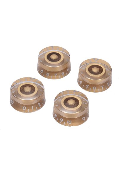 choice2 Golden 4pcs Speed Volume Tone Control Knobs for Gibson Les Paul Guita...
