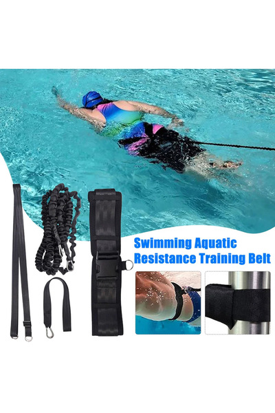 Choice APWIKOGER black Swimming Training Belt Pool Swim Trainer Belts Harness...