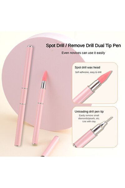 Choice Pink 1PC 1/5PCS Double-Side Rhinestone Picker Tools Wax Pencil For Rhi...
