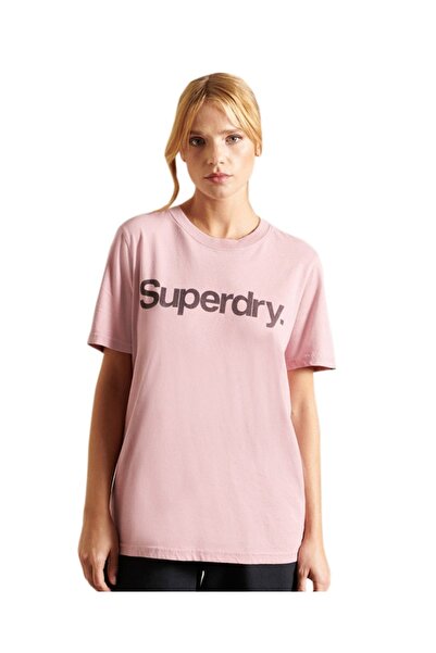 SUPERDRY CL TEE W1010710A-10R Ροζ