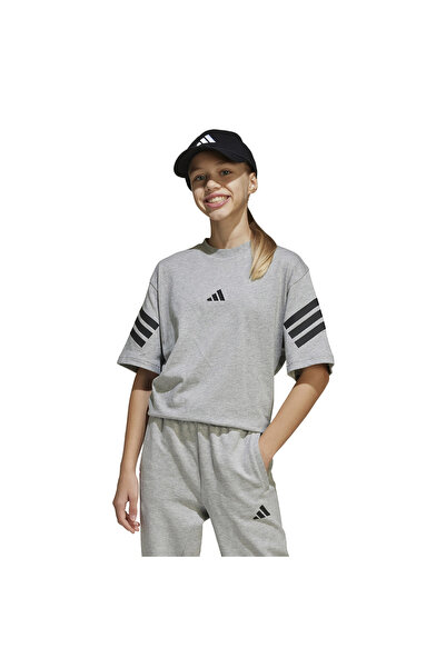 adidas Αθλητικά ρούχα J FI 3S T JN8087 Γκρι