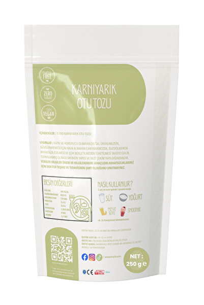 Annemeli KARNIYARIK OTU TOZU (Psyllium Husk) 250 g