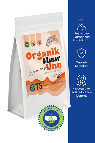 OTS Organik Mısır unu (Organik Sertifikalı, Pestisit Analizli)