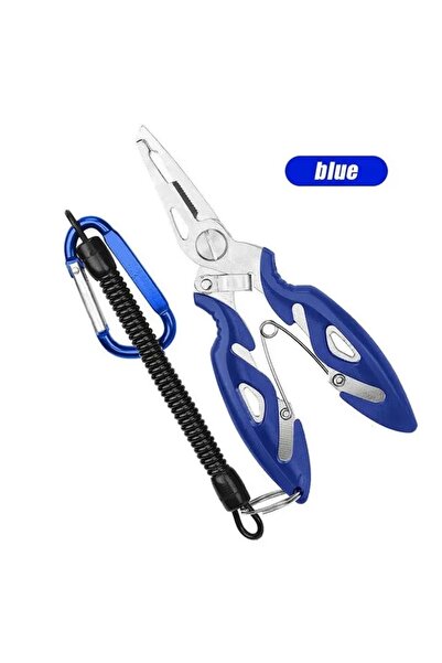 Choice blue Fishing Pliers Line Cutter Multifunctional Knot Aluminum Alloy Sc...
