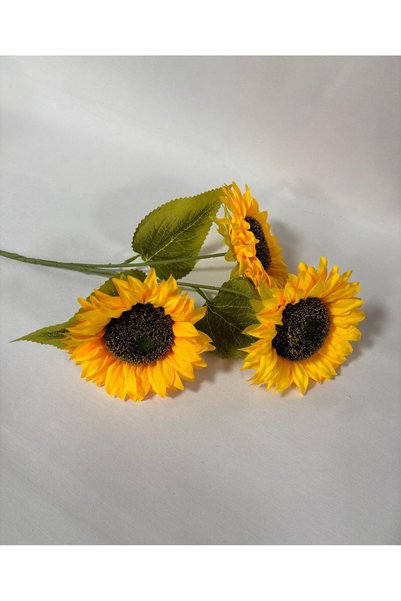 FAVORA Ramură unică de floarea-soarelui artificială