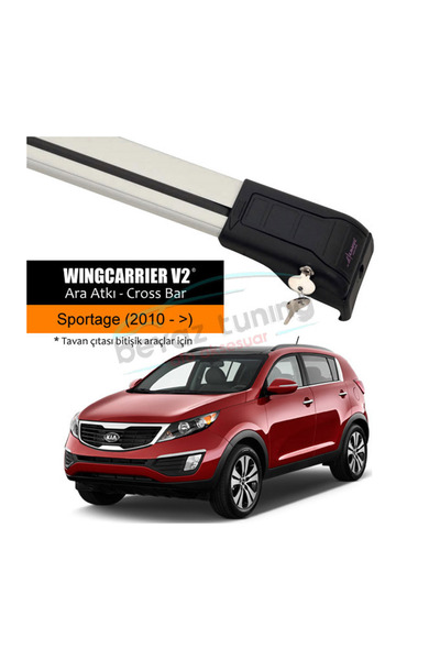 beyaztuning Kia Sportage Port Bagaj Çıtası / Tavan Ara Barı 2010-2015