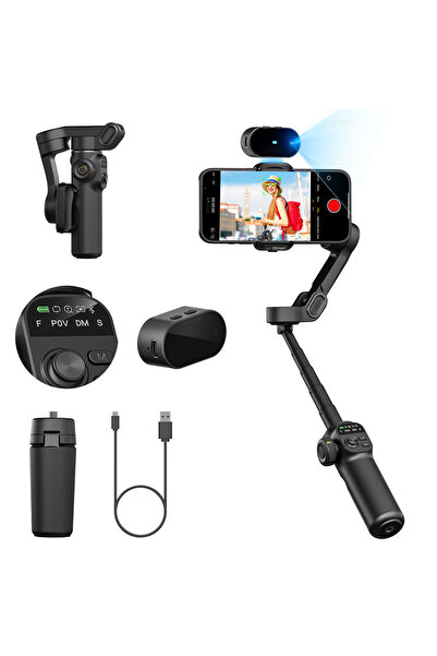 Choice Smart X2 Ai Black AOCHUAN Smart X2 Ai Handheld Gimbal Stabilizer Built...