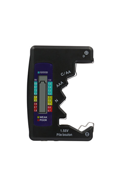 Choice black Batteries Tester Digital Capacity Universal Button For Lithum N ...