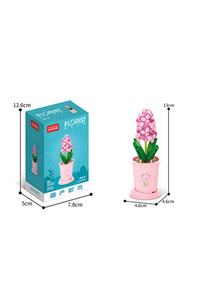 choice2 Gift box packaging A08 Creative Kawaii Milk Tea Cup Building Block Fl...