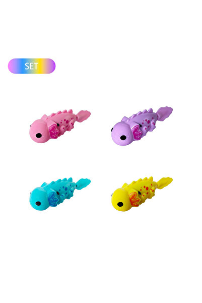 Choice 4 PCS suit Cute Outdoor Children's Electronic Light Sensing Bathtub In...