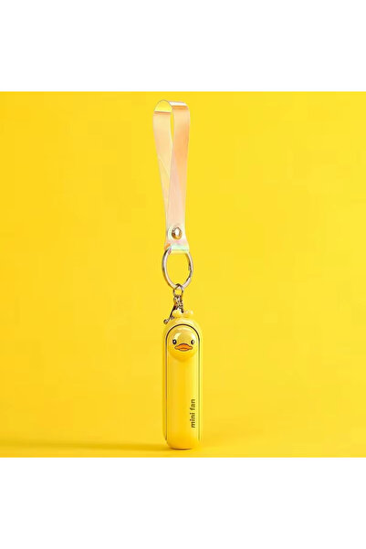 Choice Yellow Cute Mini Fan Kipas Portable Hand Fold Bedside Office USB Charg...