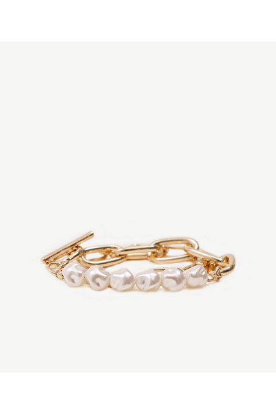 Yargıcı Bead Detailed Chain Bracelet