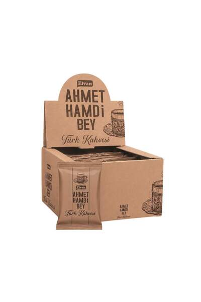 Elvan Ahmet Hamdi Bey Turkish Coffee 100 Gr24 Pieces (1 Box)