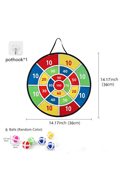 Choice 36 centimetre Children with Sticky Ball Large Dart Board Family Intera...
