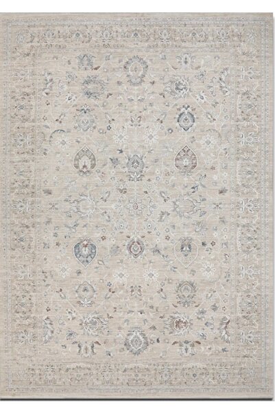 LUXESS HALI Heritage Halı 04161A Bej Afgan Uşak Vintage Antik Desenli Premium...