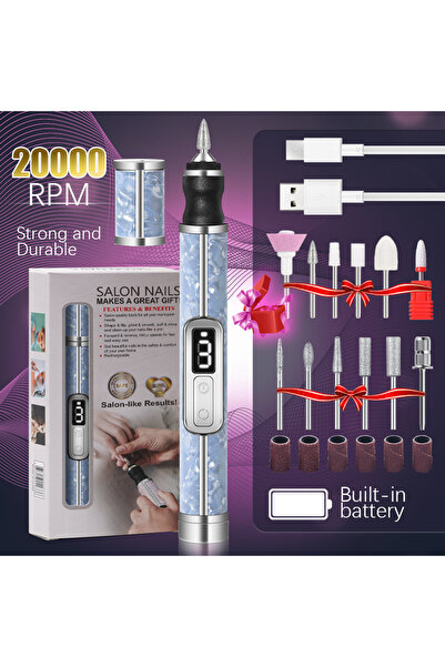 Choice9 Blue-Set LINMANDA Professional Manicure Pedicure Kit for Thick Toenai...