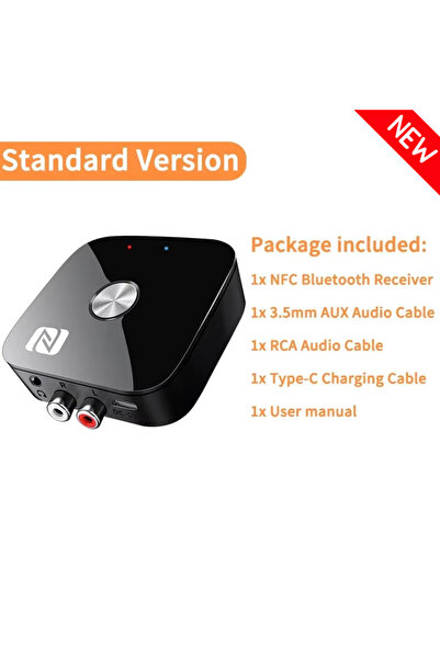 Choice3 v5.3 Standard Version NFC Bluetooth 5.3 Audio Receiver 3.5mm AUX R/L ...