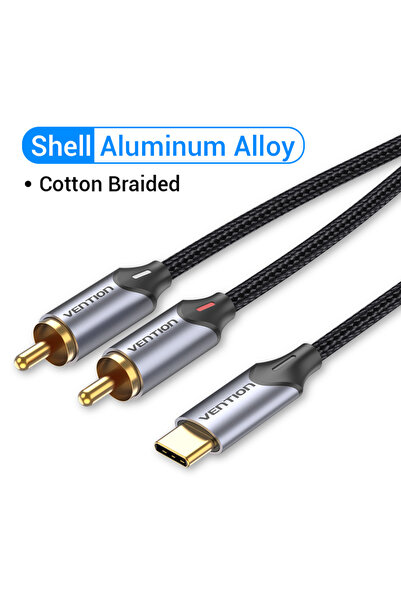 choice2 2M Upgrade Model Vention USB C to RCA Audio Cable Type C to 2 RCA Cab...