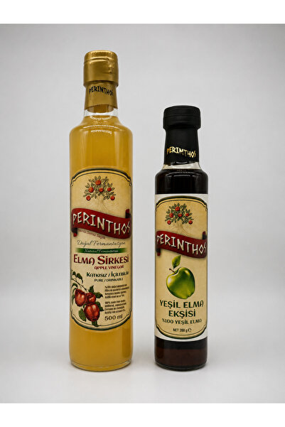 ELMA SİRKESİ 500 ML + YEŞİL ELMA EKŞİSİ 350 GR