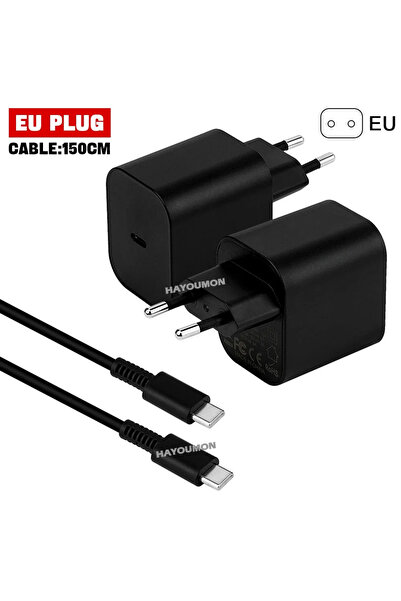 Choice EU Plug AC Adapter For Switch 2 Fast Charger 60W Type-C Power Supply S...