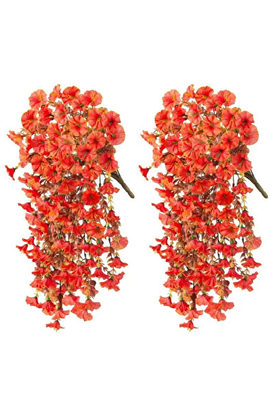 Choice 1 pc Orange 1/2Pcs Artificial Flowers Vine Morning Glory Wedding Brida...