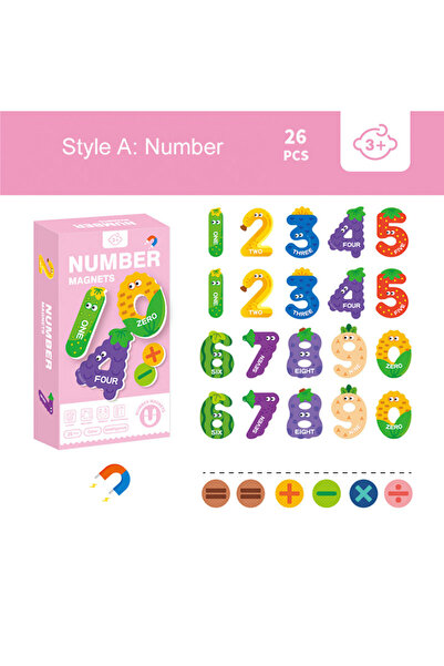 Choice1 A--Numbers Magnetic Cognitive Matching Puzzle Letters Numbers Animal ...
