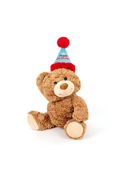 Choice 40cm Birthday Bear Cute Soft Fluffy Birthday Hat Teddy Bear Stuffed To...