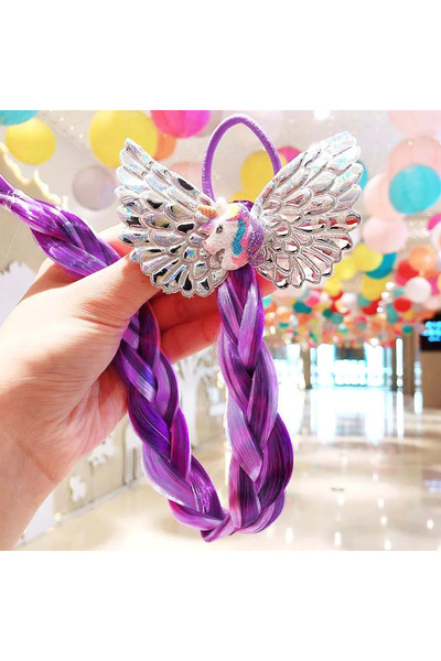 Choice Unicorn Hair tie Girls Elsa Cosplay Headband Weaving Braid Tangled Sno...