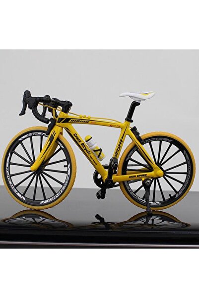 Choice Yellow-1 1:10 Mini Alloy Bicycle Diecast Model Finger Mountain Miniatu...