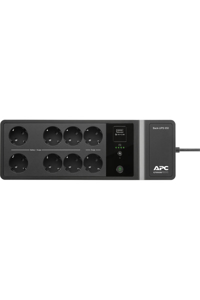 Apc UPS Back-UPS BE650G2-GR 650VA/400W Εκτός δικτύου Schuko Μαύρο