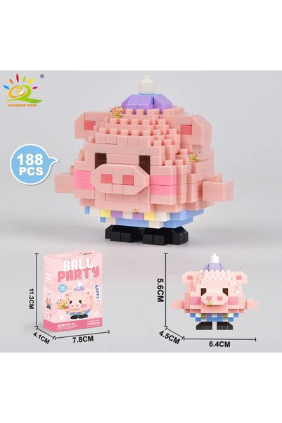 Choice19 NO.02 HUIQIBAO MOC Animal Micro Building Block Mini Cute 3D Diamond ...