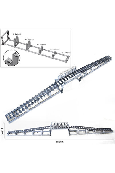 Choice10 Stytle R City Trains Flexible Tracks Forked Straight Curved Soft Rai...