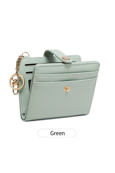 Choice4 QB392-Green MIYIN Ultra-thin Women's Wallet RFID Shielded Bi-fold /ID...