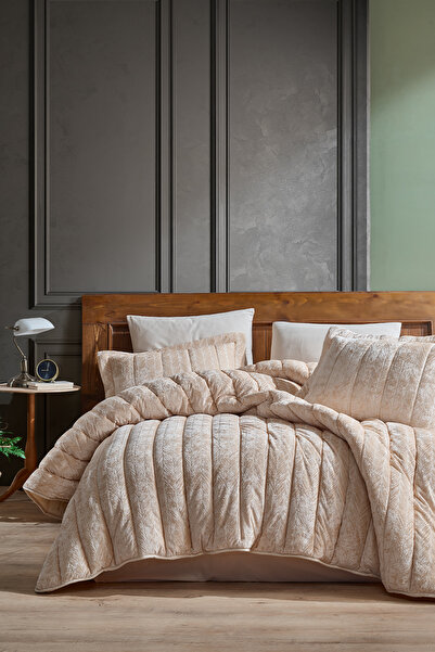 Elart Velvet Comfort Set Uyku Seti Çift Kişilik Kadife 3 Parça (230x220 cm)i ...