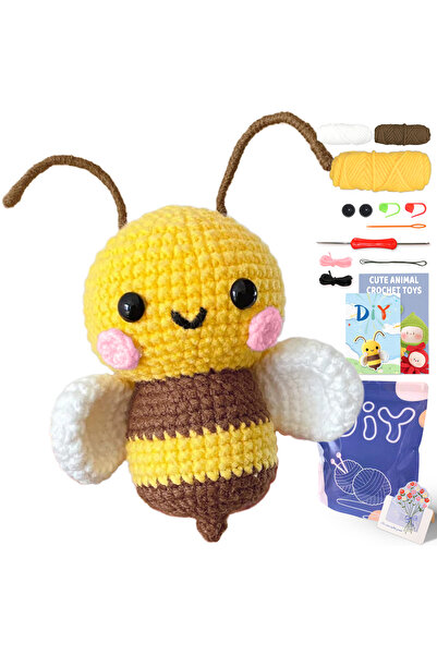 Choice25 Pure White Animal sery Crochet Kit for Beginners Crochet Starter SET...