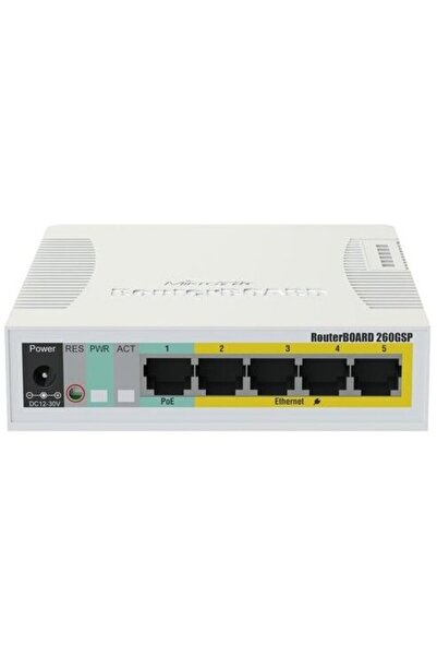 MIKROTIK Σουίτς RB260GSP, Gigabit, 5 Θύρες, 1 x SFP, PoE