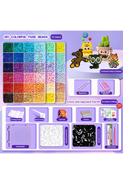 Choice5 Bean set in 72 Pindou handmade DIY bean set tools for boys and girls,...