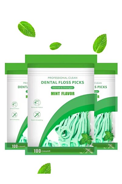 choice2 300pcs 100/500Pcs Mint Mouthed Dental Floss - Interdental Cleaning Fl...