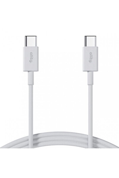allity Cablu Date si Incarcare USB-C - USB-C Allity. AUC-03, 100W, 2m, Alb