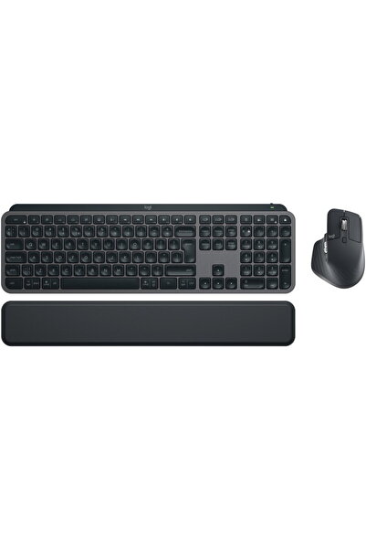 logitech Kit MX Keys S Combo, MX Keys S + MX Master 3S, 2.4GHz și Bluetooth, ...