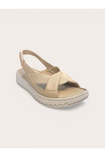 Kristal Bio.18 Full Orthopedic Leather Inside and Out Women's Slip-On Sandals